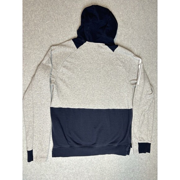 Adidas Men's S2S Kangaroo Grey Blue Pullover Hoodie Sweatshirt Zip Sides Small - Picture 15 of 15